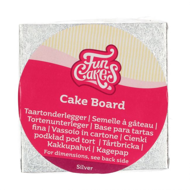 FunCakes Cake Board eckig 10cm x 10cm