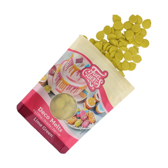 FunCakes Deco Melts Limettengrün 250g