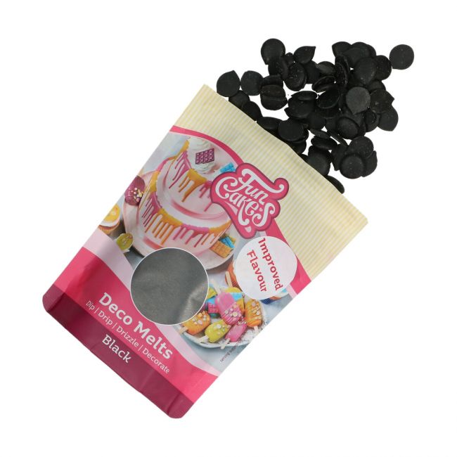 FunCakes Deco Melts Schwarz 250g