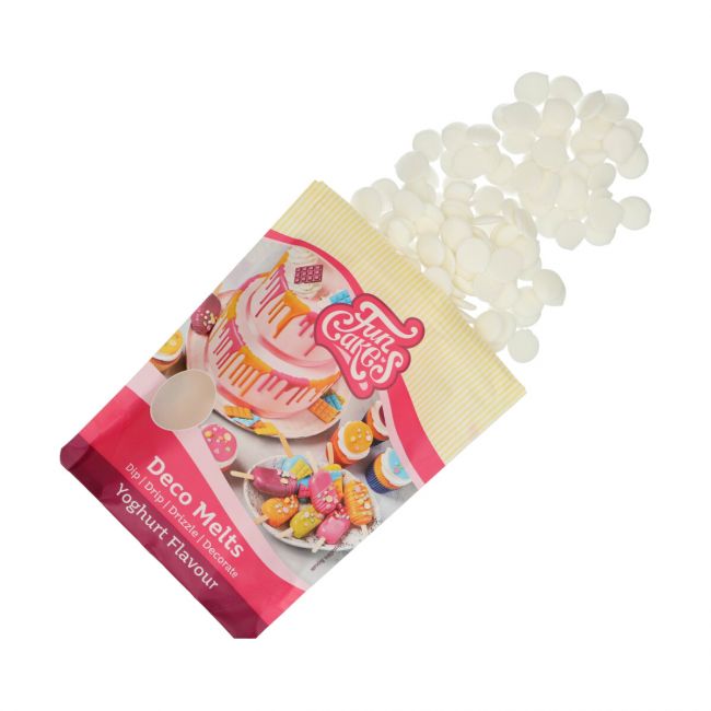 FunCakes Deco Melts Weiß mit Joghurt Geschmack 250g