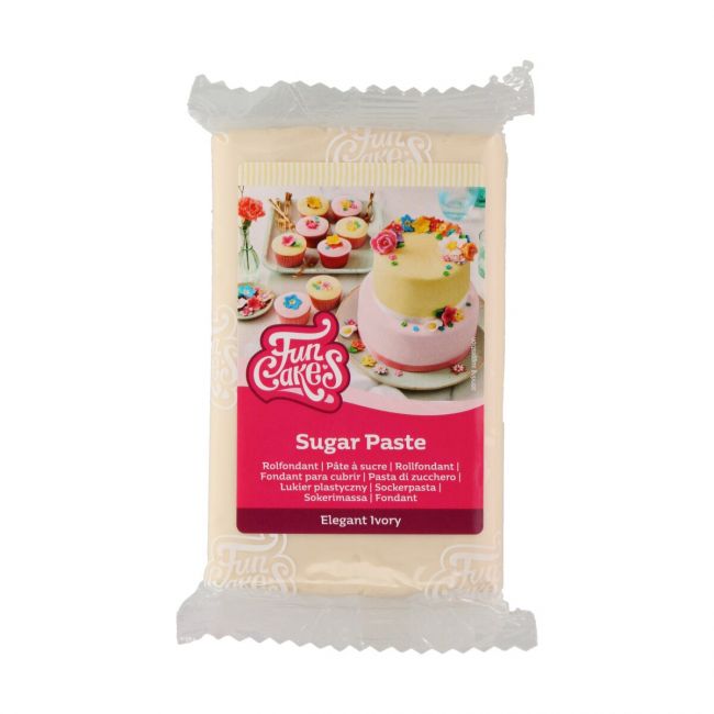 FunCakes Fondant Elegant Ivory 250g