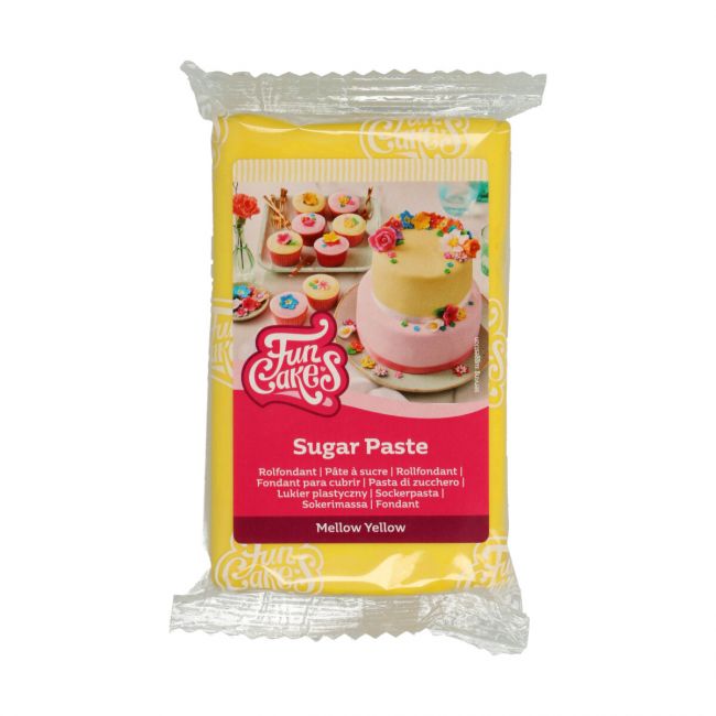 FunCakes Fondant Mellow Yellow 250g