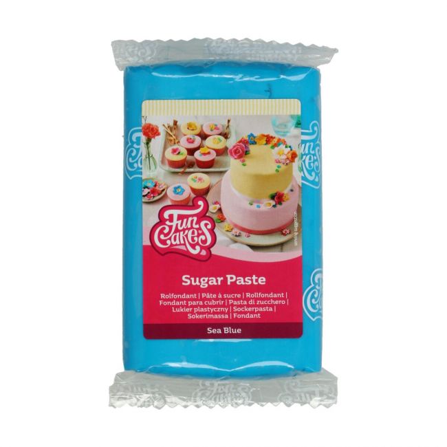 FunCakes Fondant Sea Blue 250g