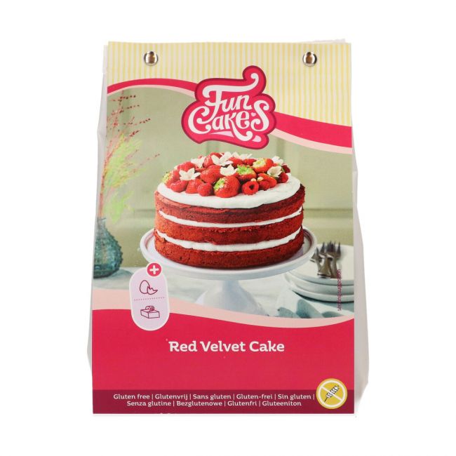 FunCakes Red Velvet Backmischung Glutenfrei 400g