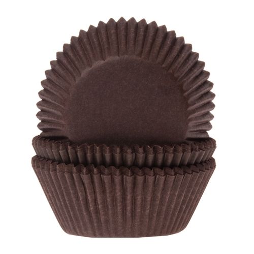 HoM Mini Muffinförmchen Chocolate Brown