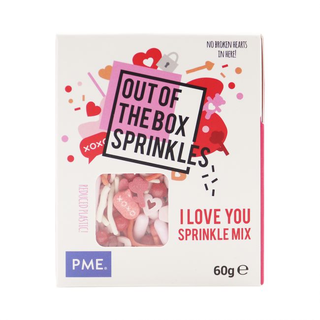 PME Out of the Box Sprinkles I Love You 60g