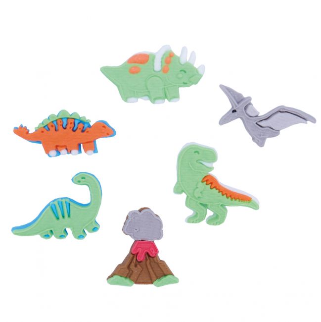 PME Zuckerdekor Topper Dinosaur 6 Stk.