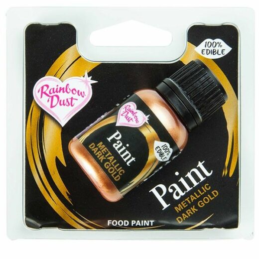 RD Lebensmittelfarbe Metallic Paint Dark Gold