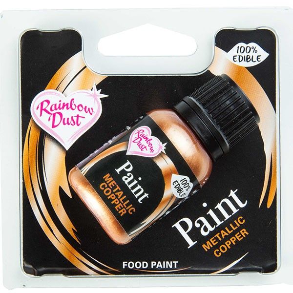 Rainbow Dust Lebensmittelfarbe Metallic Paint Copper