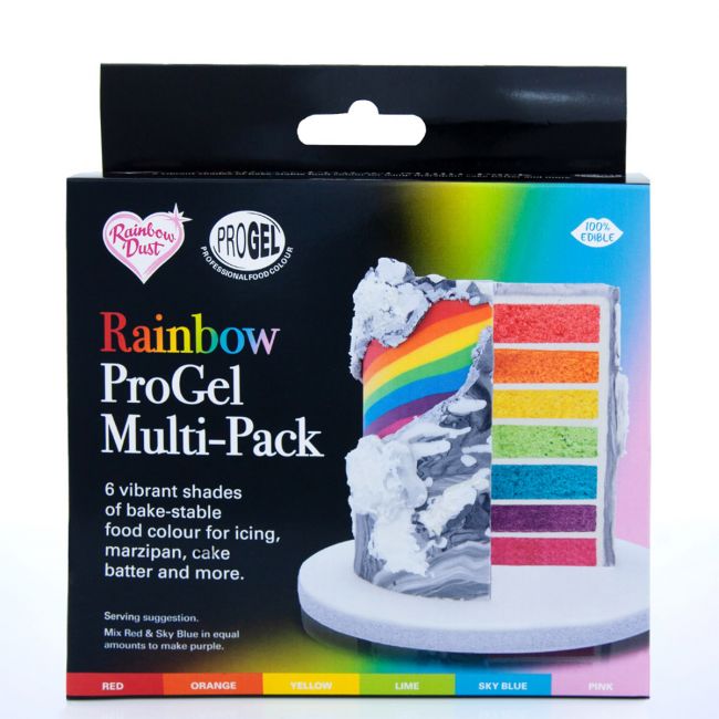 Rainbow Dust ProGel® Set Regenbogenfarben