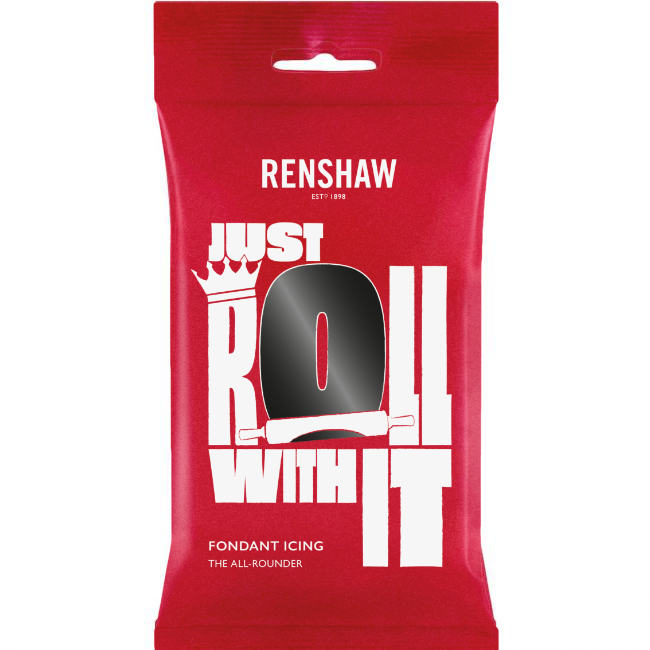 Renshaw Fondant Jet Black 250g