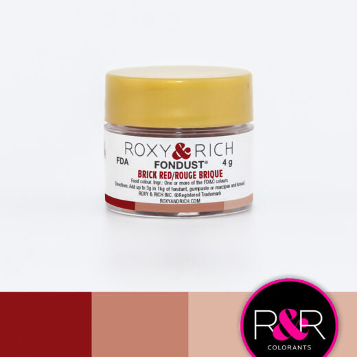 Roxy & Rich Fondust Puderfarbe Brick Red 4g