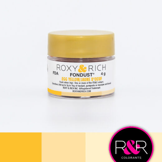 Roxy & Rich Fondust Puderfarbe Egg Yellow 4g