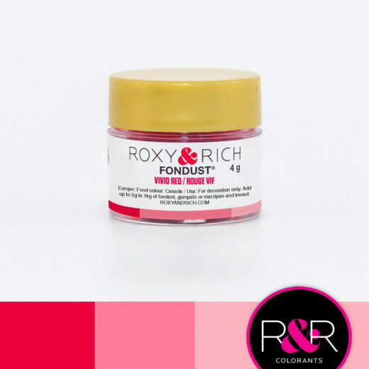 Roxy & Rich Fondust Puderfarbe Vivid Red 4g