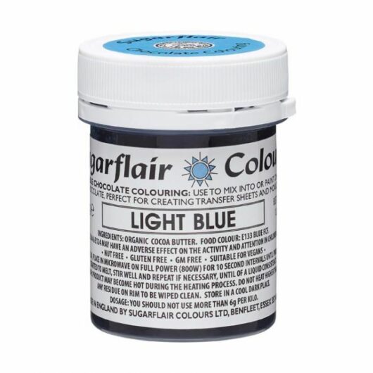 Sugarflair Schokoladenfarbe Hellblau