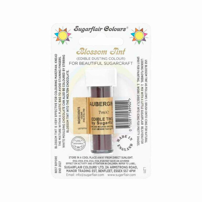 Sugarflair Puderfarbe Aubergine 7ml