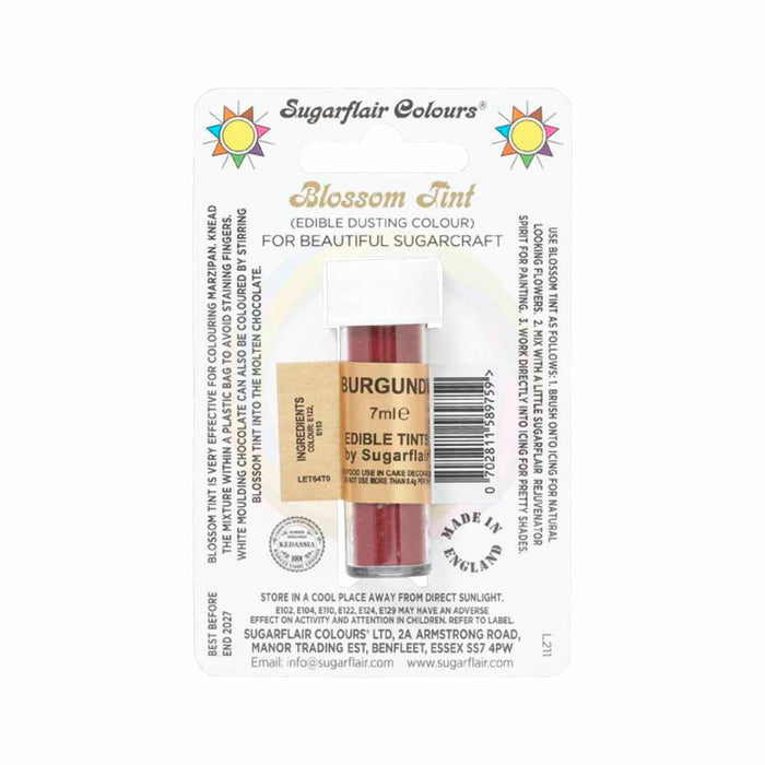 Sugarflair Puderfarbe Burgundy 7ml