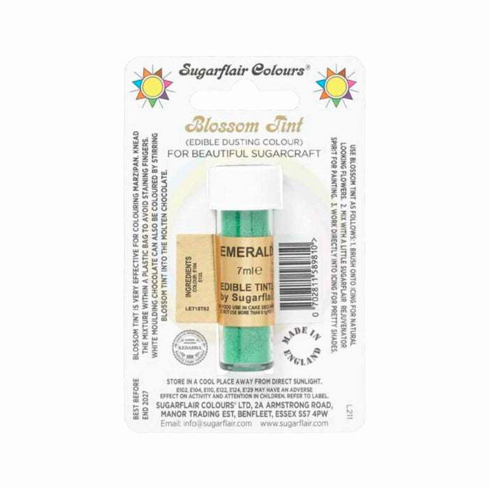 Sugarflair Puderfarbe Emerald Green 7ml