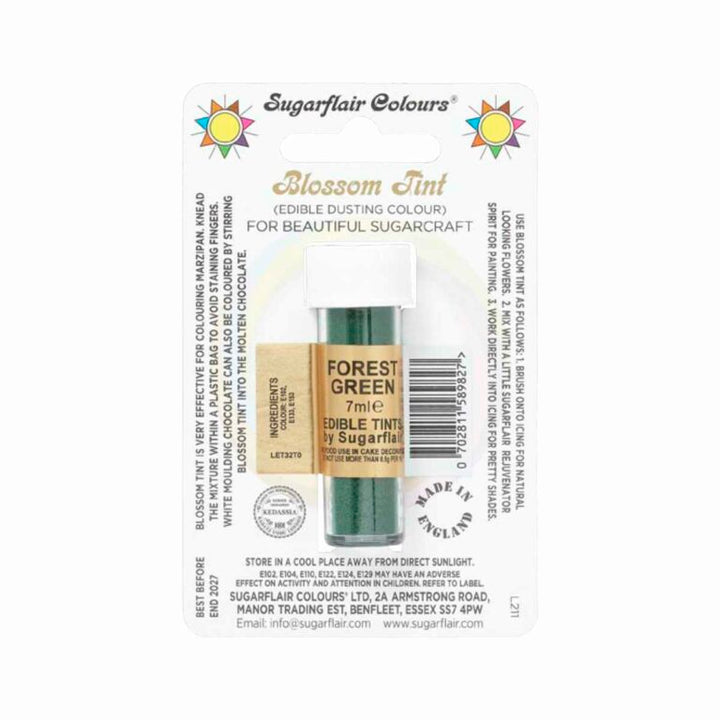 Sugarflair Puderfarbe Forest Green 7ml