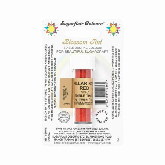 Sugarflair Puderfarbe Pillarbox Red 5g