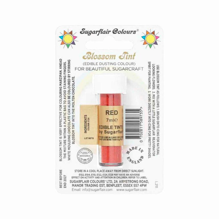 Sugarflair Puderfarbe Red 7ml