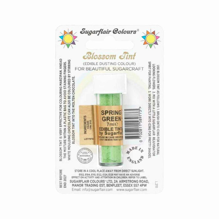 Sugarflair Puderfarbe Spring Green 7ml