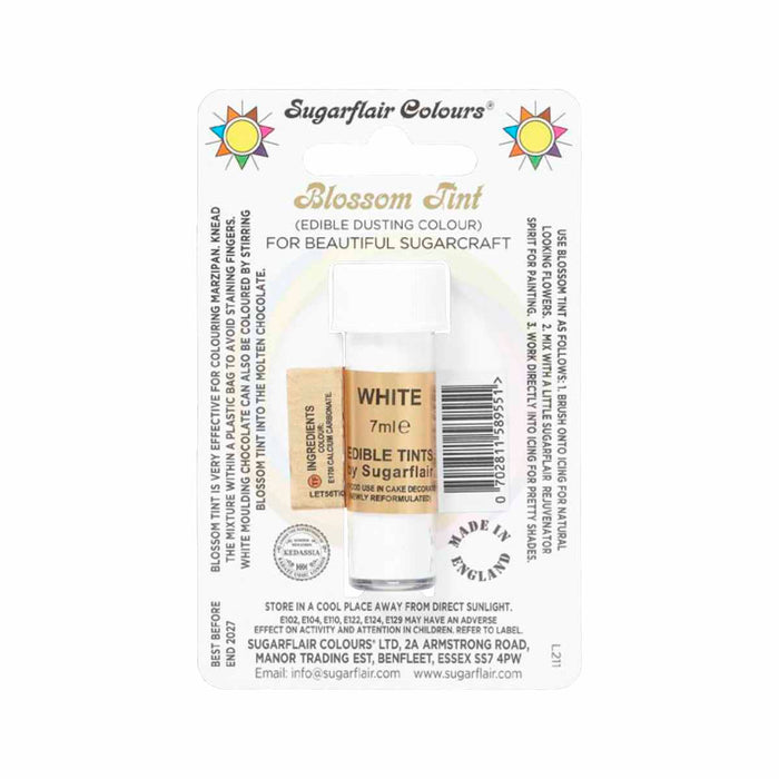 Sugarflair Puderfarbe White 7ml