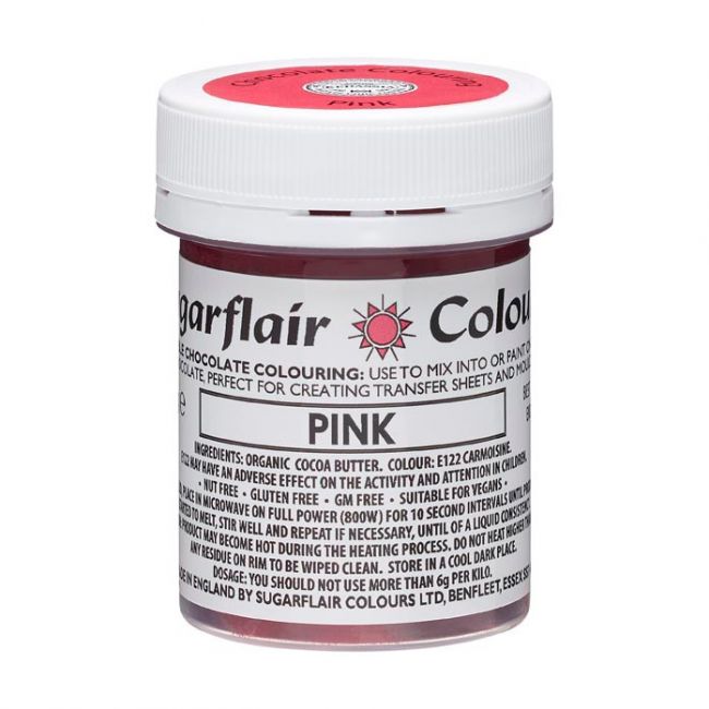 Sugarflair Schokoladenfarbe Pink