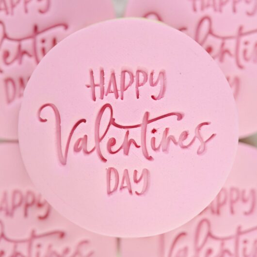 Sweet Stamp Fondant Stempel – Happy Valentines Day – Emboss