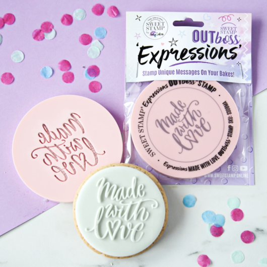 Sweet Stamp Fondant Stempel – Made with Love – Outboss