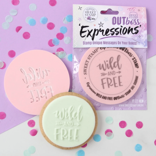 Sweet Stamp Fondant Stempel – Wild and Free – Outboss