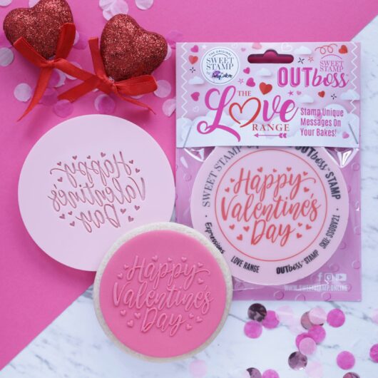 Sweet Stamp Fondant Stempel – Happy Valentines Day – Outboss