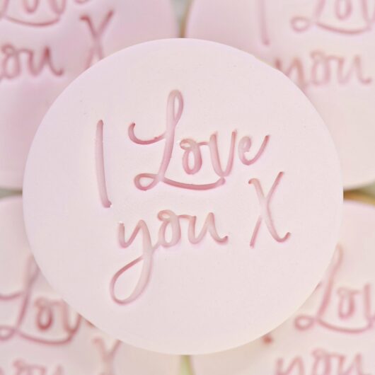 Sweet Stamp Fondant Stempel – I Love you – Emboss