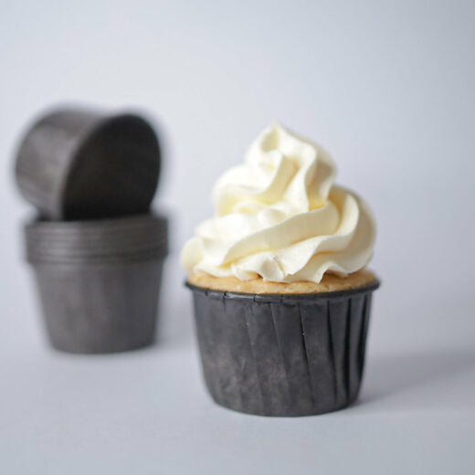 Sweet Stamp Muffinförmchen Schwarz 24 Stk.