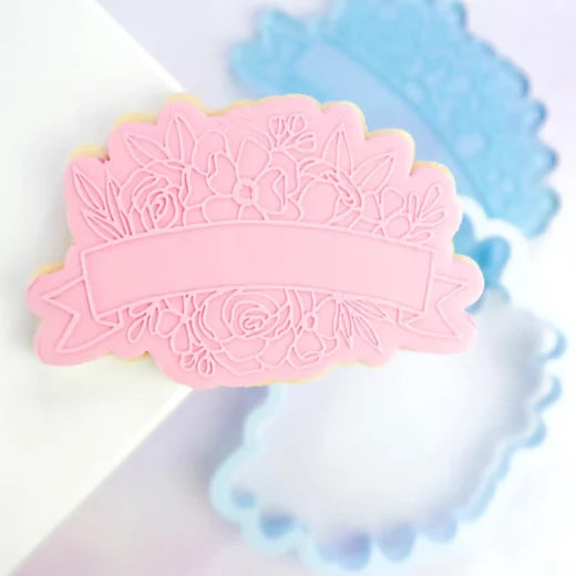 Sweet Stamp Stamp N Cut – Floral Ribbon – Outboss