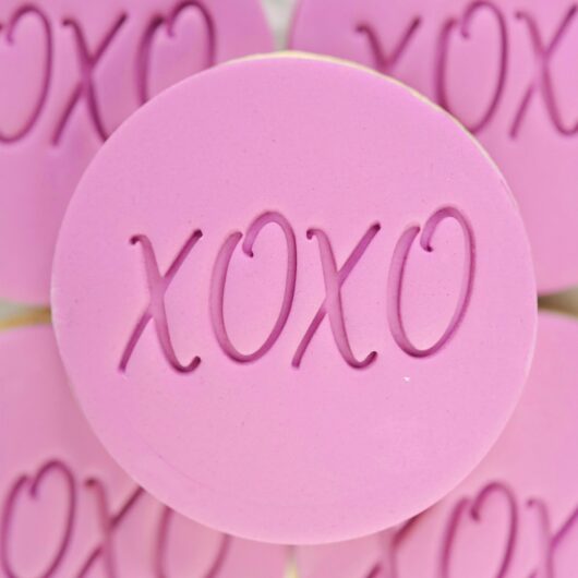 Sweet Stamp Fondant Stempel – XOXO – Emboss