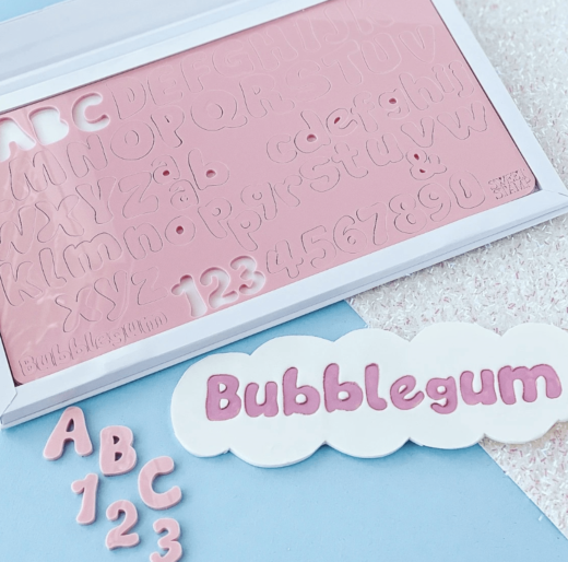 Sweet Stamp Fondant Stempel Buchstaben – Bubblegum