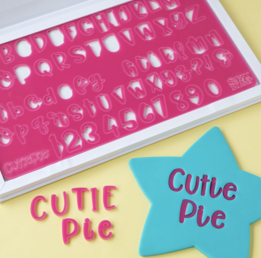 Sweet Stamp Fondant Stempel Buchstaben – CutiePie