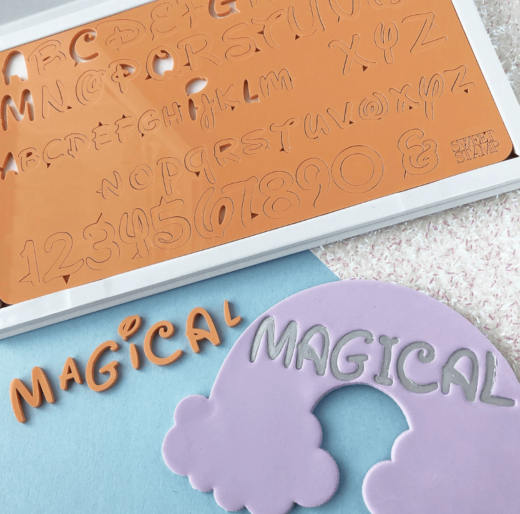 Sweet Stamp Fondant Stempel Buchstaben – Magical