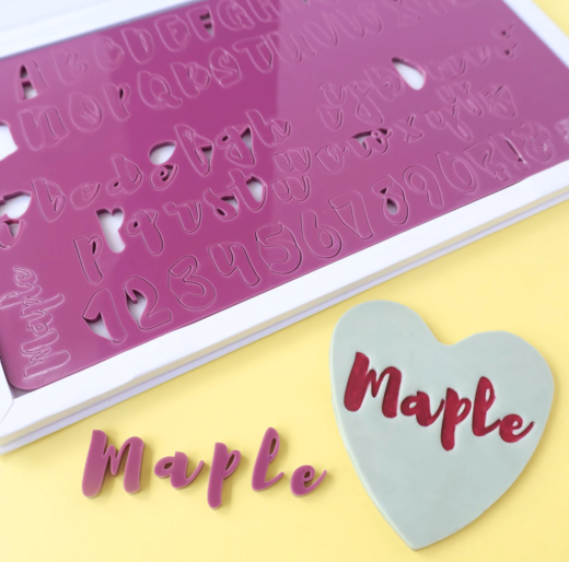 Sweet Stamp Fondant Stempel Buchstaben – Maple