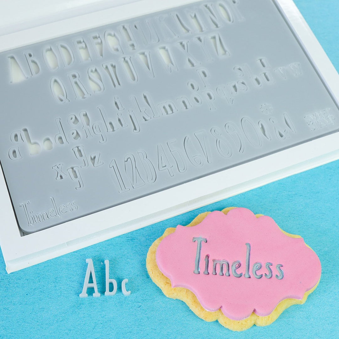 Sweet Stamp Fondant Stempel Buchstaben – Timeless