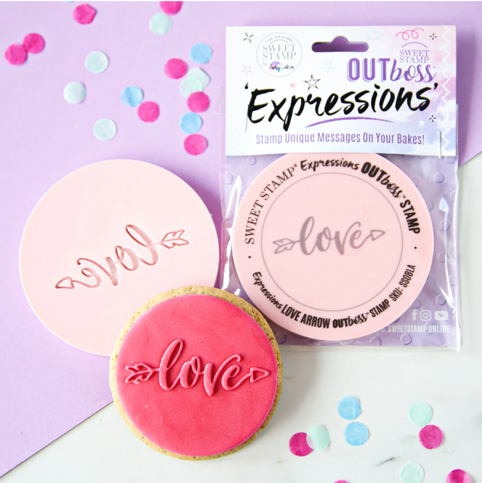 Sweet Stamp Fondant Stempel – Love – Outboss