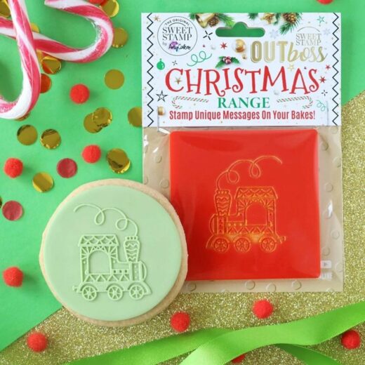 Sweet Stamp Fondant Stempel – Weihnachtszug – Outboss