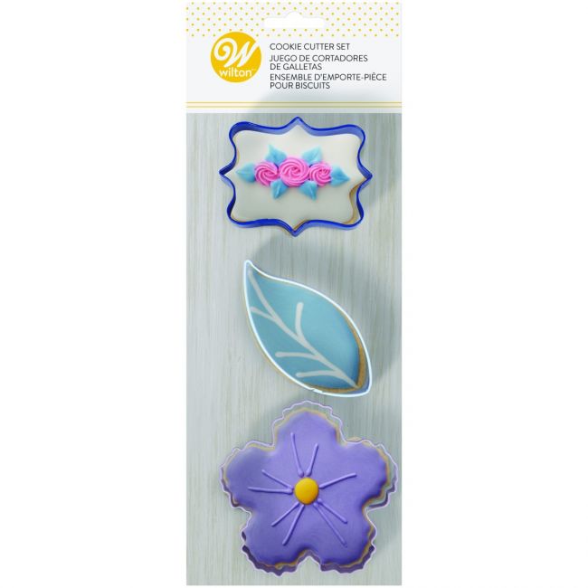 Wilton Blumen Ausstecher 3’er Set – Fondant Ausstecher