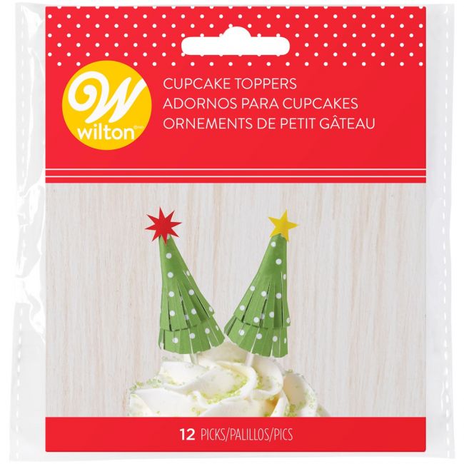 Wilton Cupcake Topper Weihnachtsbäume