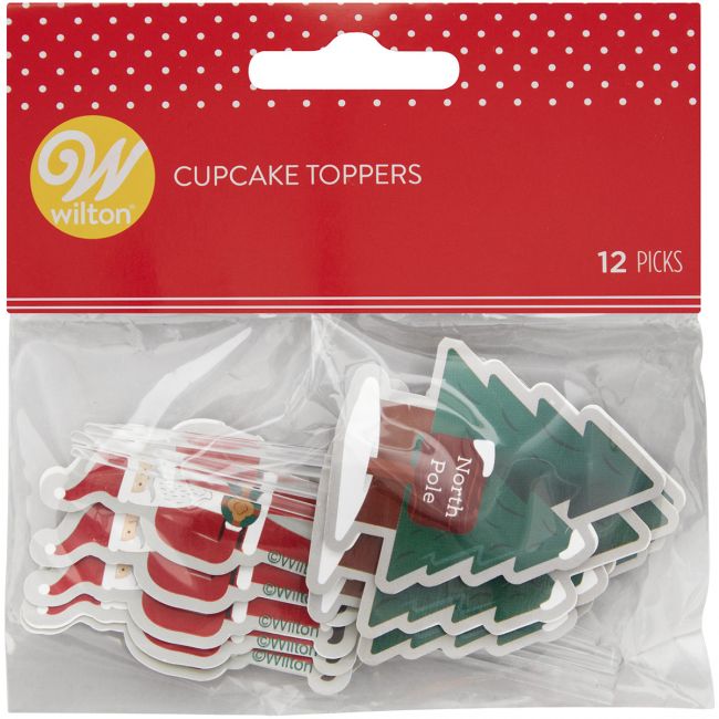Wilton Cupcake Topper Weihnachtsmann