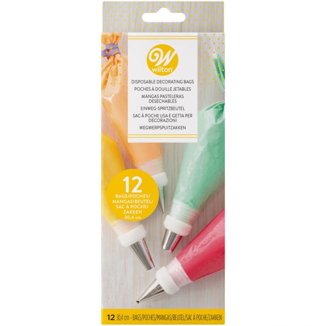 Wilton Einweg Spritzbeutel groß 12 Stück – 40,6cm