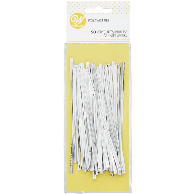 Wilton Foil Twist Ties 50 Stk.