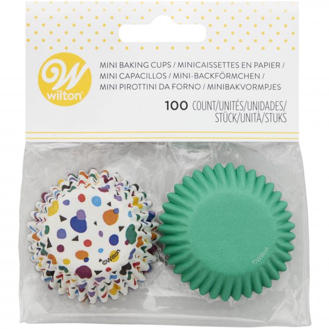 Wilton Mini Muffinförmchen Triangel 100 Stk.