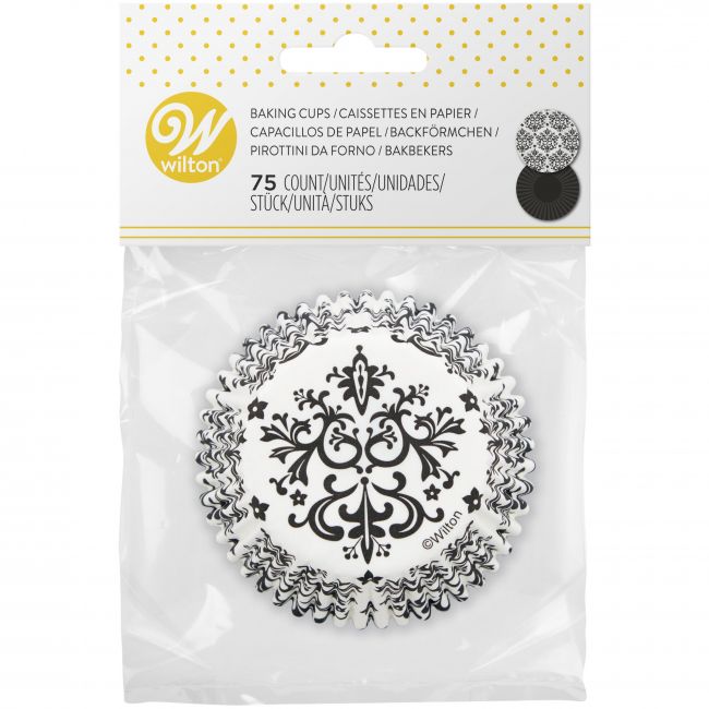 Wilton Muffinförmchen Damask 75 Stk.